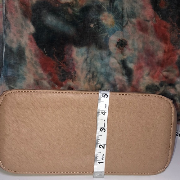 New York & Company Neutral Tan Satchel Handbag - Picture 6 of 13